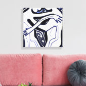 黄化する キャンバスプリント (インサイチュ (リビング))