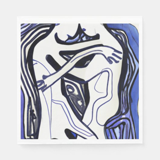 黄化する スタンダードランチョンナプキン (正面)