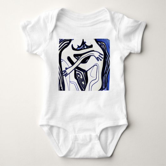 黄化する ベビーボディスーツ (正面)