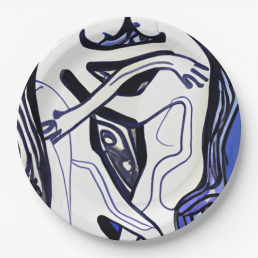 黄化する ペーパープレート (正面)