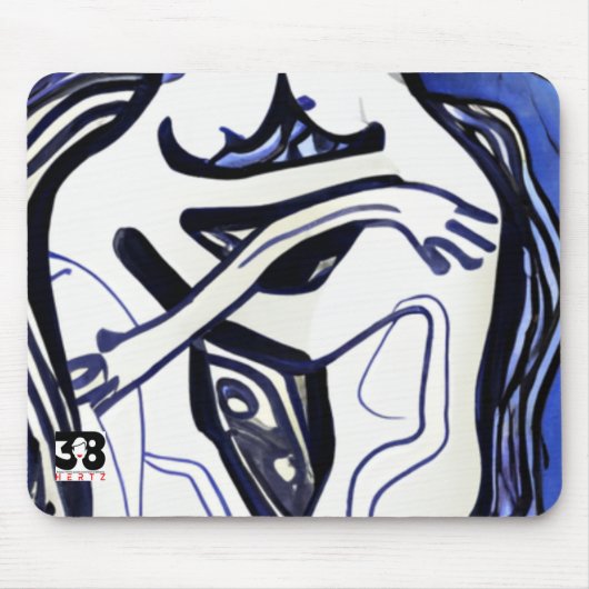 黄化する マウスパッド (正面)