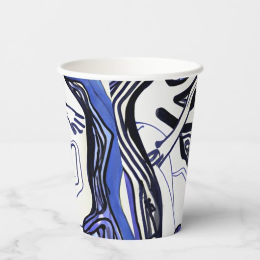 黄化する 紙コップ (裏面)