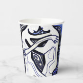 黄化する 紙コップ (左)