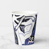 黄化する 紙コップ (右)