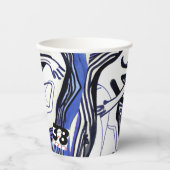 黄化する 紙コップ (正面)