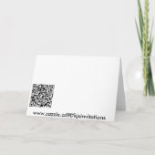 黄双生児ベビーシャワーありがとうNotecards サンキューカード (裏面)