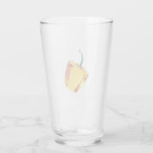 黄唐辛子ガラス タンブラーグラス (裏面)