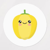 黄唐辛子 ラベル (デザイン1)