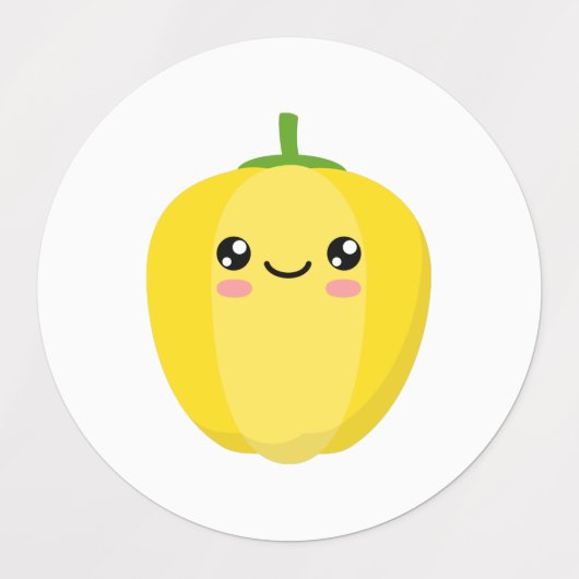 黄唐辛子 ラベル (デザイン1)