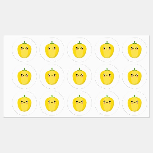 黄唐辛子 ラベル (シート)