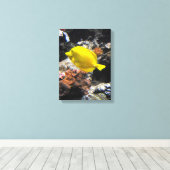 黄唐魚 キャンバスプリント (インサイチュ (ウッドフロア))
