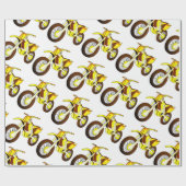 黄土自転車🚲MXバイク  ラッピングペーパー (フラット)