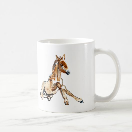 黄土色の子馬 コーヒーマグカップ (右)