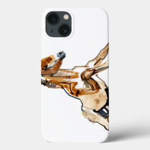 黄土色の子馬 iPhone 13ケース