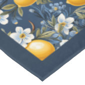 黄地中海の鮮やかレモン テーブルクロス (アングル)