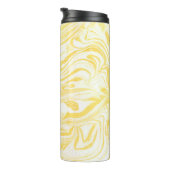 黄大理石テクスチャ。手書き タンブラー (回転右)