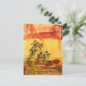 黄山ポストカードの黄色 ポストカード (スタンド正面)