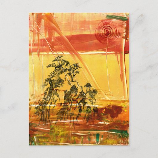 黄山ポストカードの黄色 ポストカード (正面)