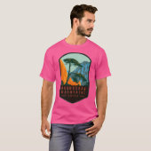 黄山山脈中国アクティブ Tシャツ (正面フル)