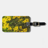 黄山草デイジー抽象芸術 ラゲッジタグ (正面横)
