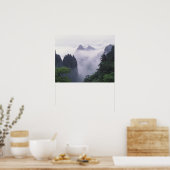 黄山(黄山)の風景 ポスター (キッチン)