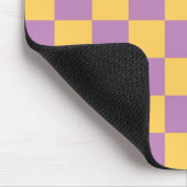 黄市松模様に色と紫 マウスパッド (コーナー)