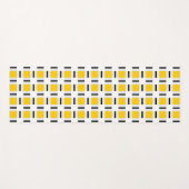 黄市松模様に ヨガマット (正面(横))