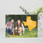 黄引っ越しました-点々のあるテキサス州移動 案内状 (スタンド正面)