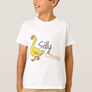 黄手引きグース·ベビー·グース·マンガー Tシャツ