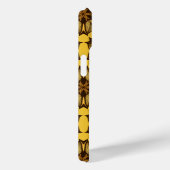 黄抽象芸術花柄 Case-Mate iPhoneケース (裏面 / 右)