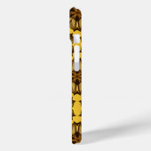 黄抽象芸術花柄 Case-Mate iPhoneケース (裏面 / 左)