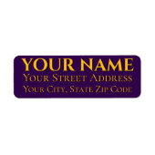 黄文字 ラベル (正面)