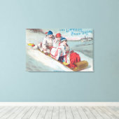 黄斑咳と黄斑咳の使用 キャンバスプリント (インサイチュ (ウッドフロア))