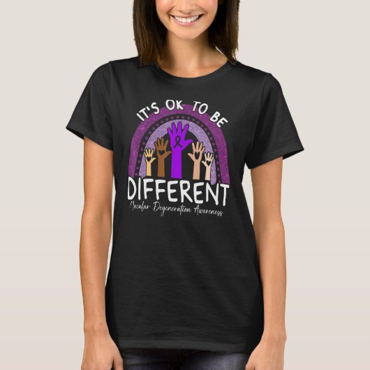 黄斑変性に気づい違うてもいい Tシャツ (正面)