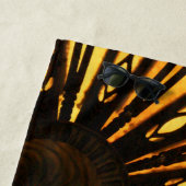 黄日が差すこと ビーチタオル (インサイチュ)