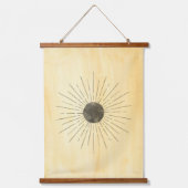 黄日と月 吊り下げ型タペストリー (正面2)