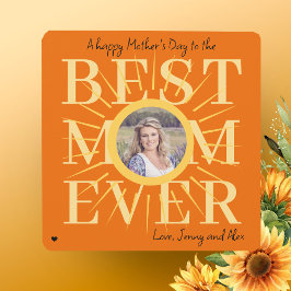 黄日モダン写パーソナライズされた母の日