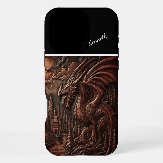 黄昏のドラゴンズピーク iPhoneケース (裏面)