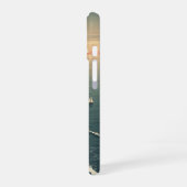 黄昏のレトロアイランド iPhone 16ケース (左側面)