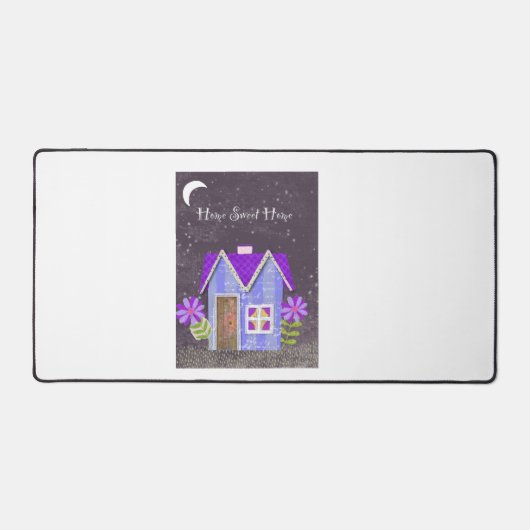 黄昏の庭（ワルナスビ＆インディゴ） デスクマット (正面)