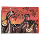 黄昏の恐竜たち ラージペーパーバッグ (裏面)