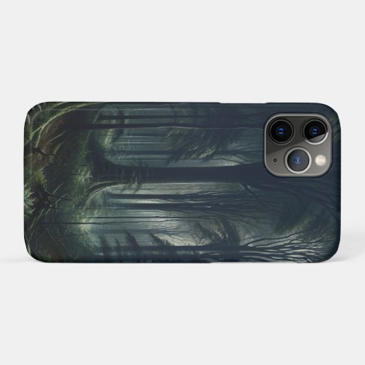黄昏の暗い森 Case-Mate iPhoneケース (裏面(横))