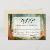 黄昏の森のささやき 出欠カード (正面/裏面)