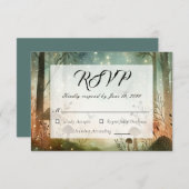 黄昏の森のささやき 出欠カード (正面/裏面)