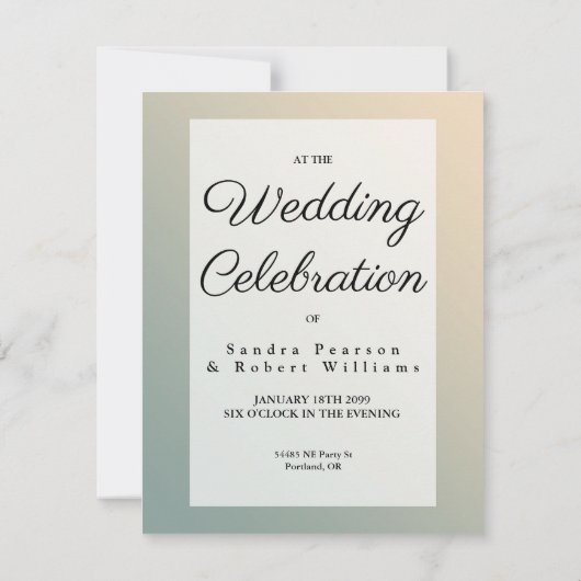 黄昏の森の囁き 招待状 (裏面)