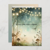 黄昏の森の囁き 招待状 (正面/裏面)