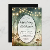 黄昏の森の囁き 招待状 (正面/裏面)