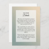 黄昏の森の囁き 招待状 (正面/裏面)