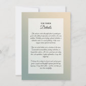 黄昏の森の囁き 招待状 (正面)