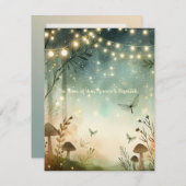 黄昏の森の囁き 招待状 (正面/裏面)